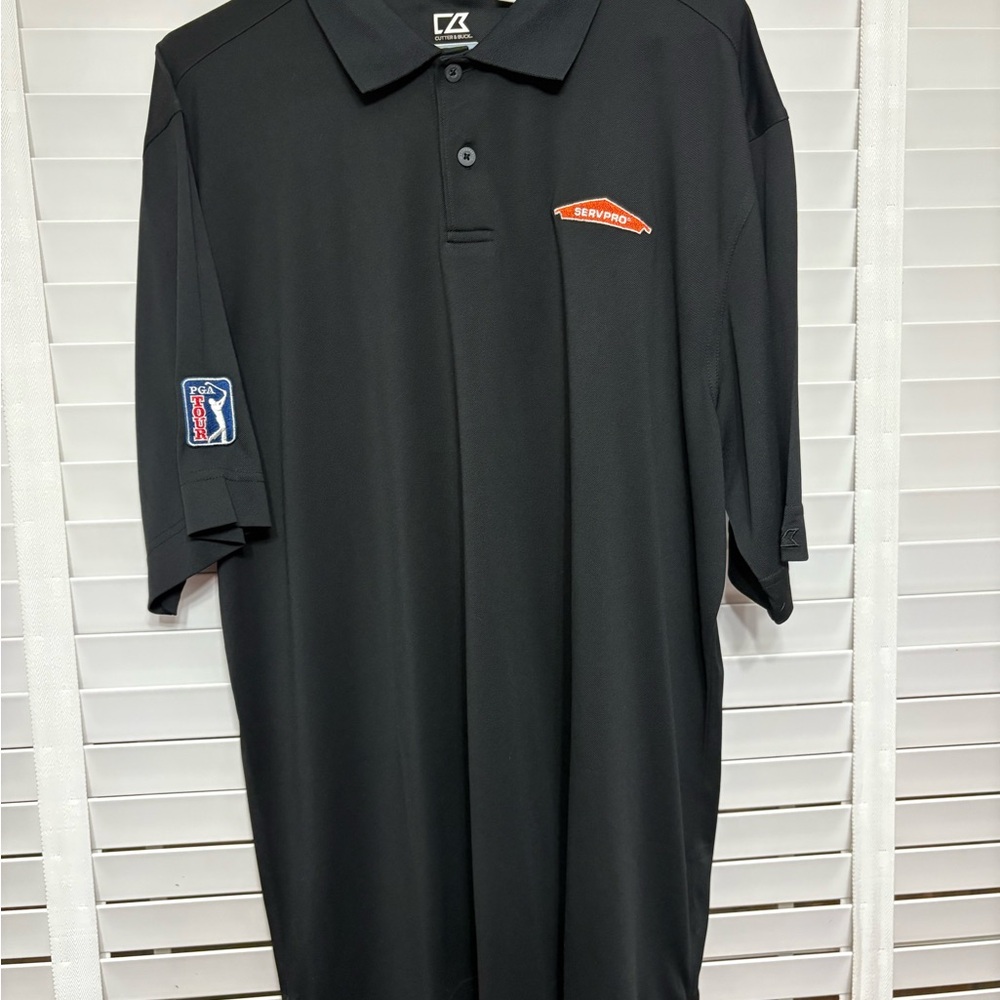 Cutter & Buck Black Polo Shirt